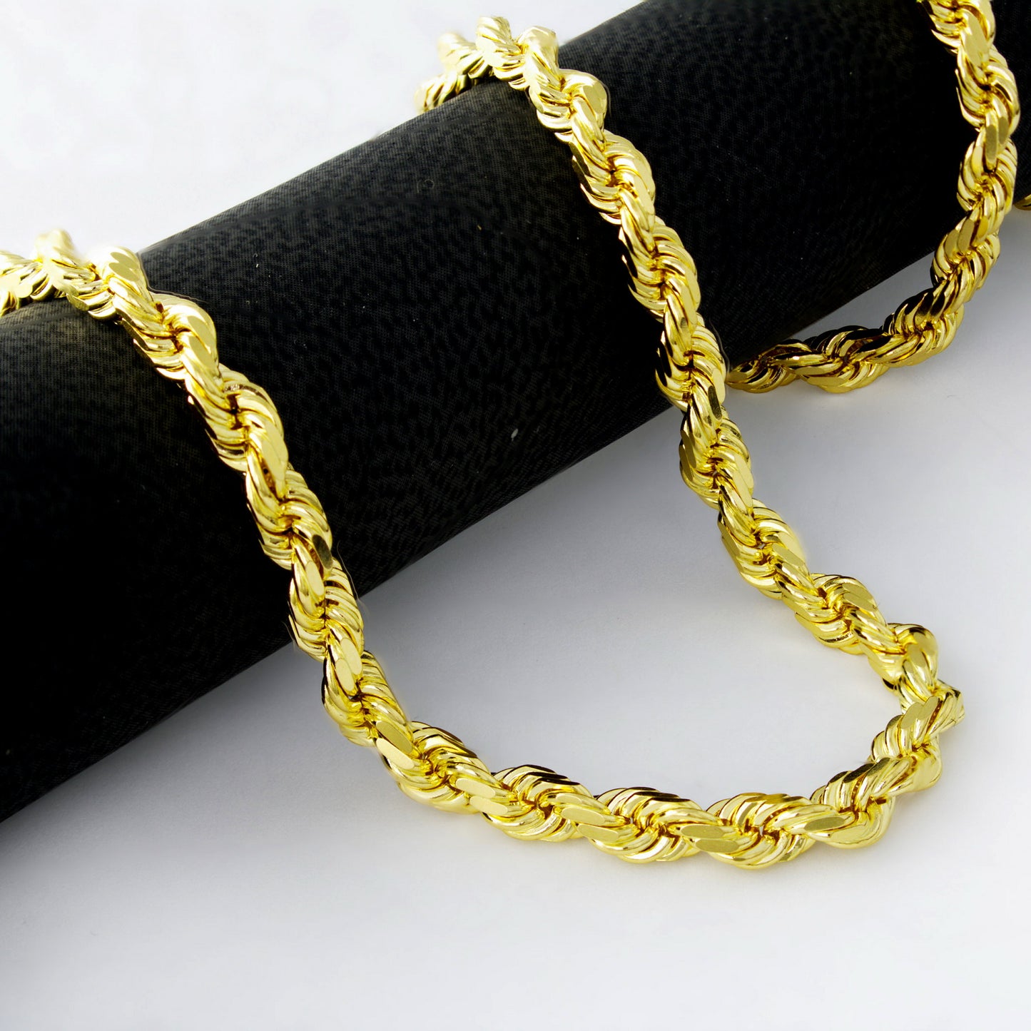 Gold Rope Chain Necklace